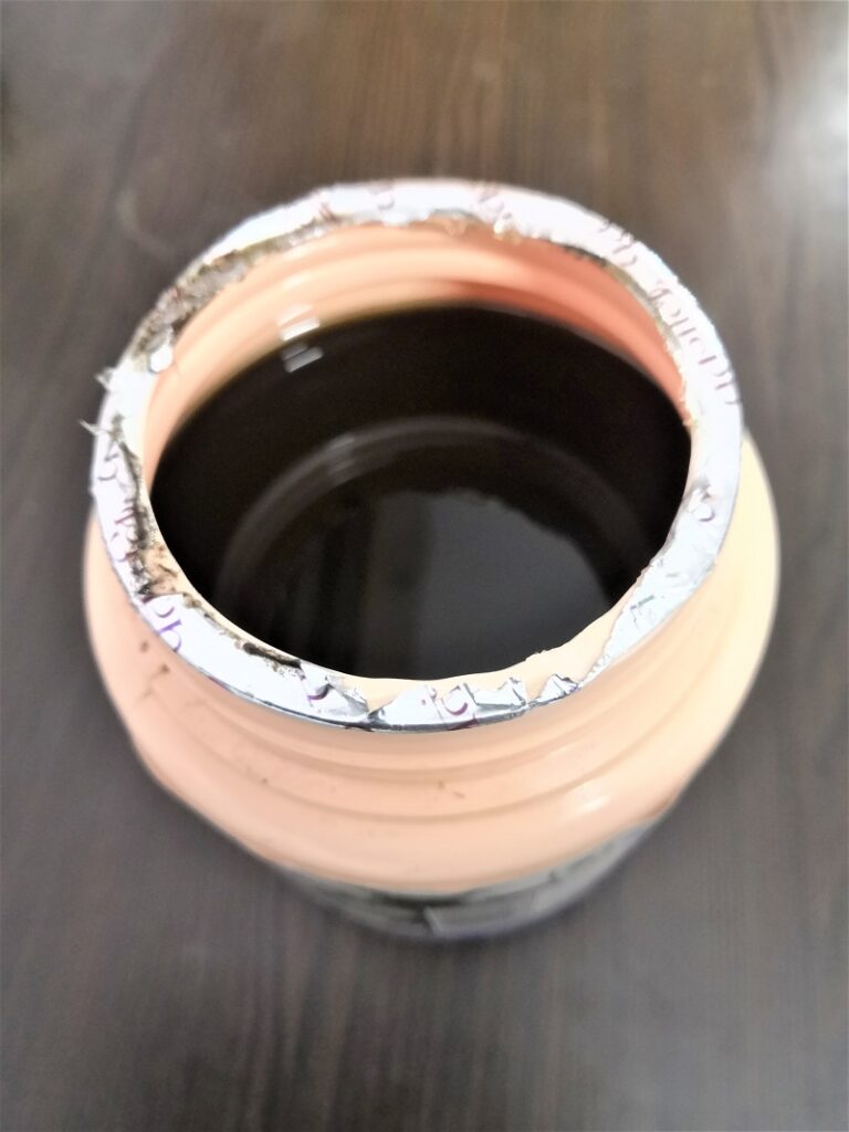 DIY haifr oil put back in jar