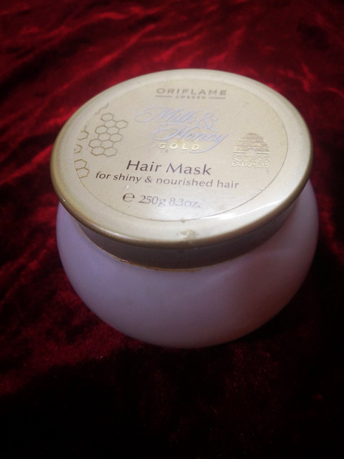 Oriflame milk and honey gold hair mask