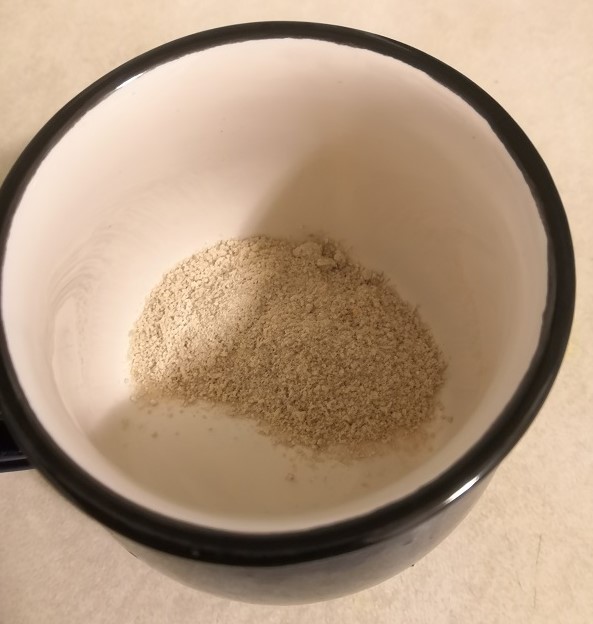 Green Coffee powder in a cup