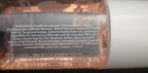 Ingredients of Bio-Oil