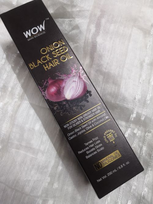 WOW Onion Black seed Hair Oil: Experience and Review HAPPY WOMANHOOD