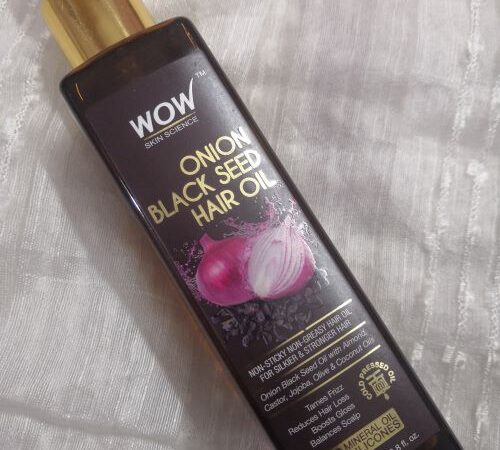WOW Onion Black seed Hair Oil: Experience and Review