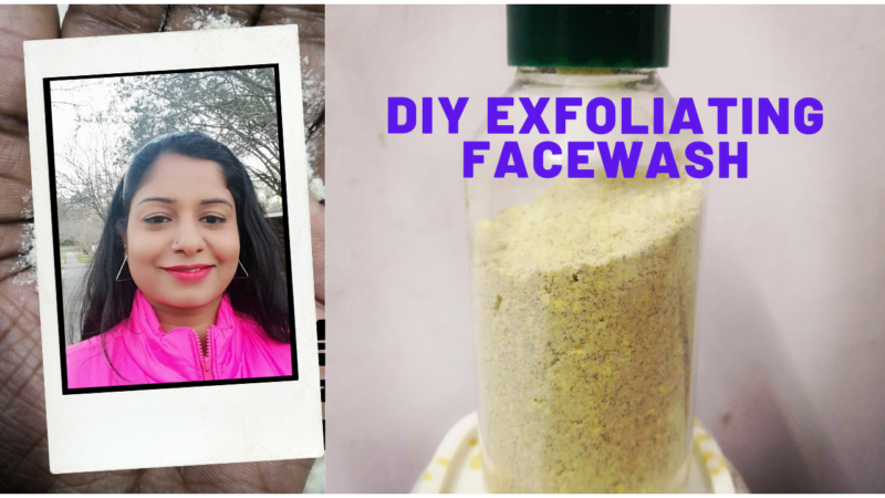 Homemade Exfoliating Face Wash for Oily-Normal Skin
