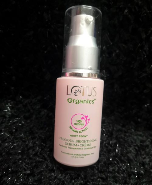 Lotus organics precious brightening serum+creme