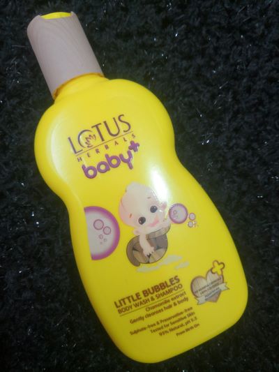 Lotus Herbals baby body wash and shampoo