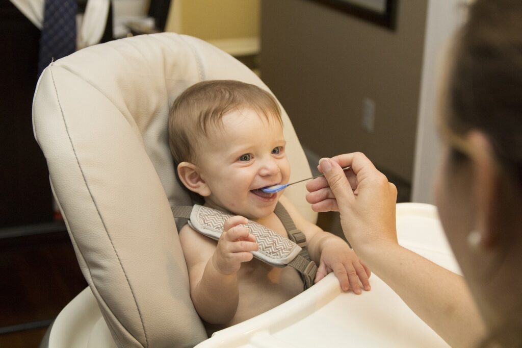 Baby led weaning mistake: not getting a high chair